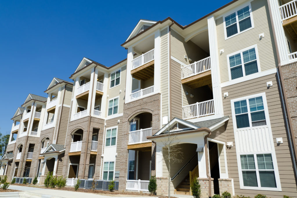 Multifamily property in a suburban area