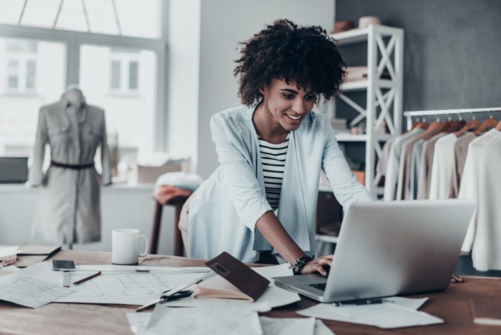 Businesswoman working