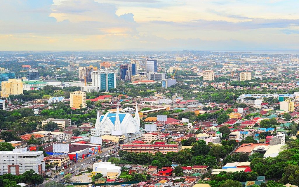 Aerial view of Cebu city