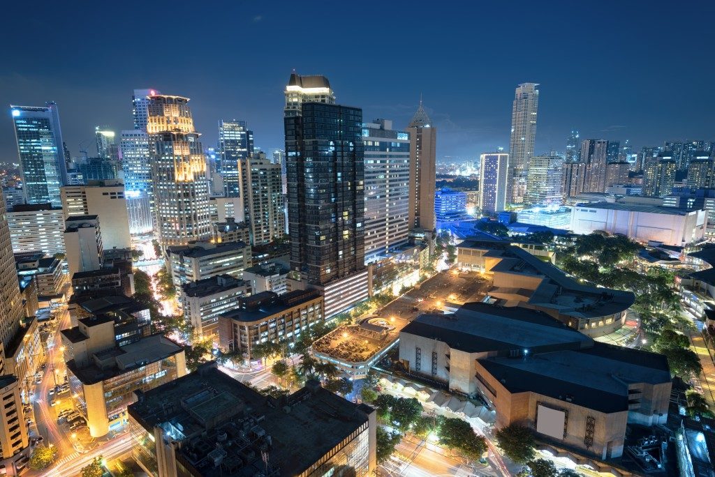 business district of Metro Manila