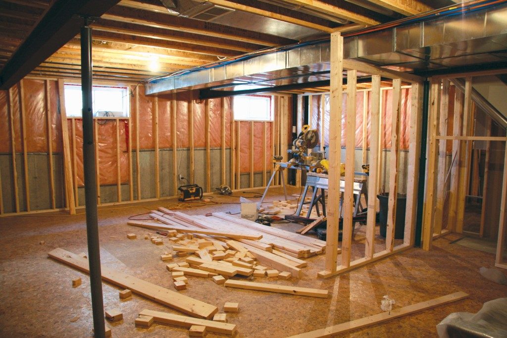 Basement renovation