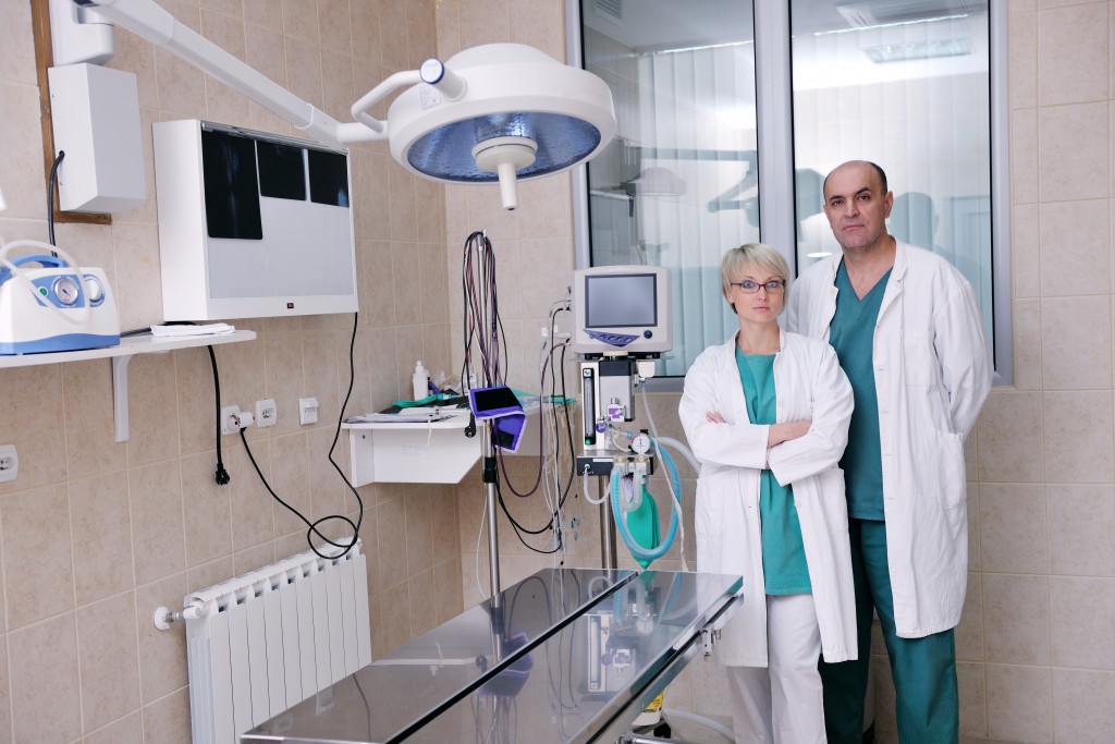 doctors inside a lab