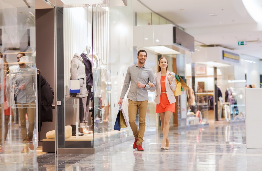 couple inside mall