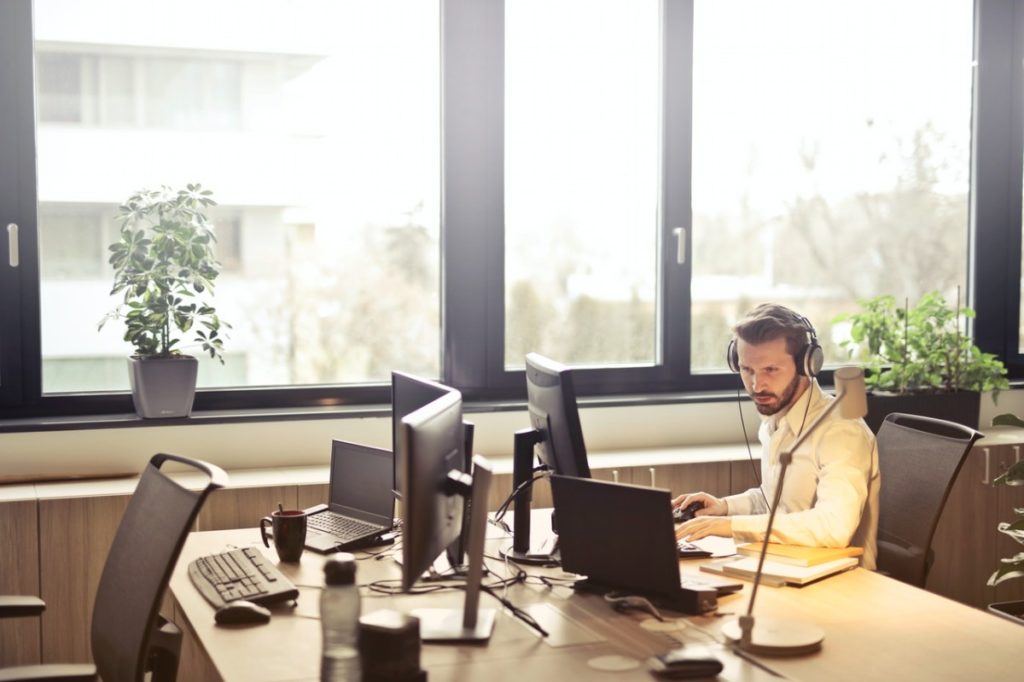 Man in an office