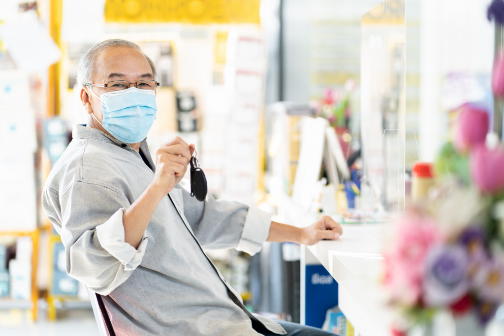 employee on a general health check up