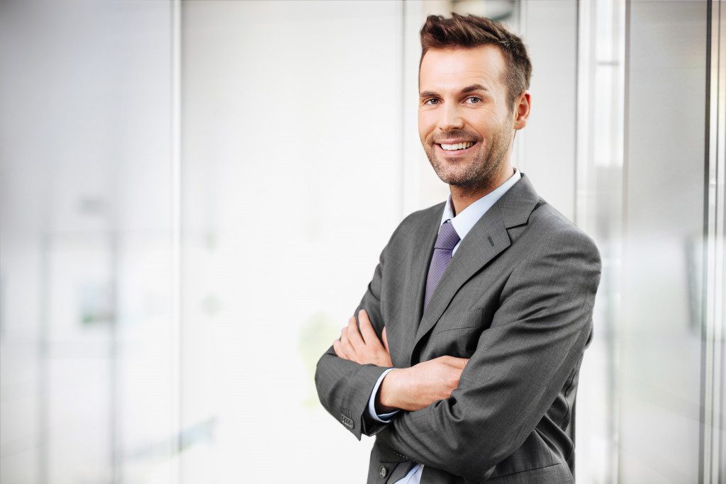 smiling businessman