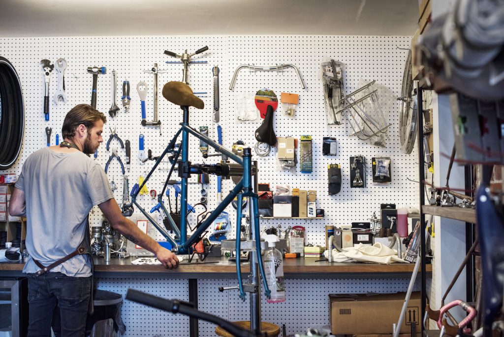 A bike workshop